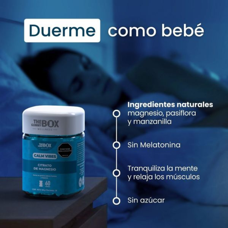 GOMITAS DUERME PROFUNDO CON INGREDIENTES NATURALES