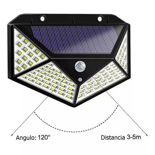 LAMPARA SOLAR LED + de 8 HORAS de FUNCIONAMIENTO